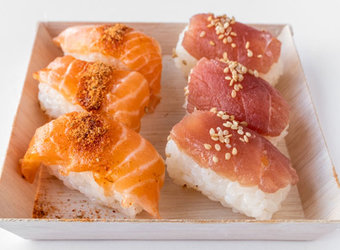 Nigiri atún salmón